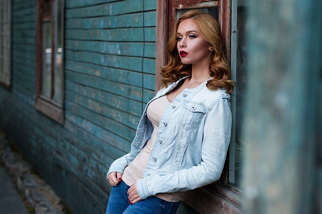 dámska jeansova bunda